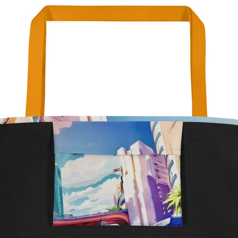 CITY HUNTER Large Tote Bag