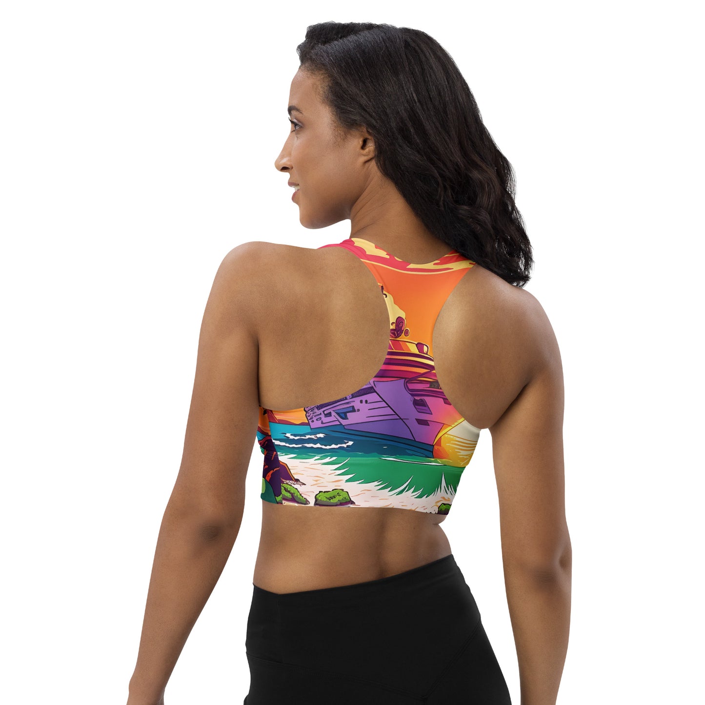 BEACH CRUISER Women's Longline Sports Bra