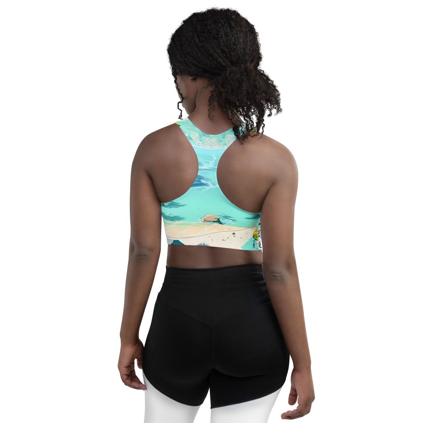 LAGOON LOVER #1 (Women's Longline Sports Bra)