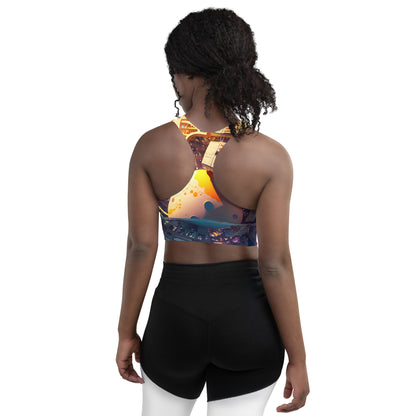 SPACE EXPLORER #1 (Women's Longline Sports Bra)