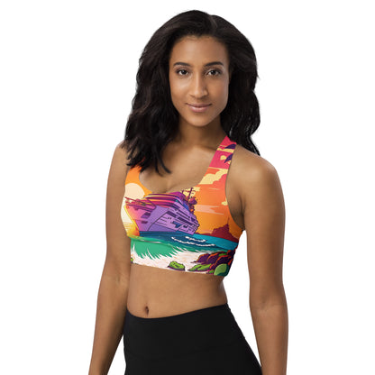 BEACH CRUISER Women's Longline Sports Bra