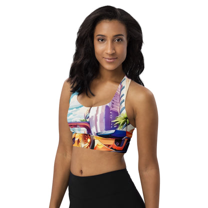 CITY HUNTER Women's Longline Sports Bra