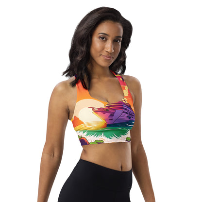 BEACH CRUISER Women's Longline Sports Bra