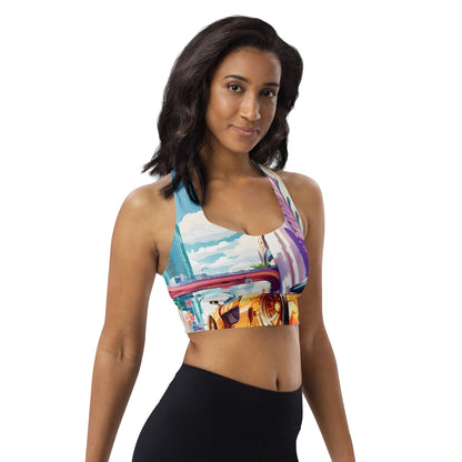 CITY HUNTER Women's Longline Sports Bra