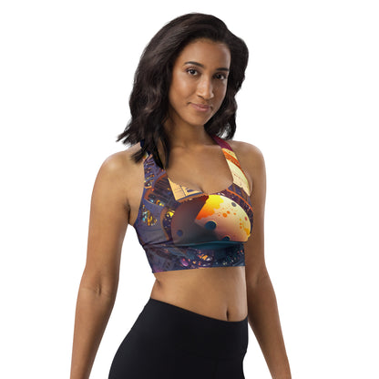 SPACE EXPLORER #1 (Women's Longline Sports Bra)