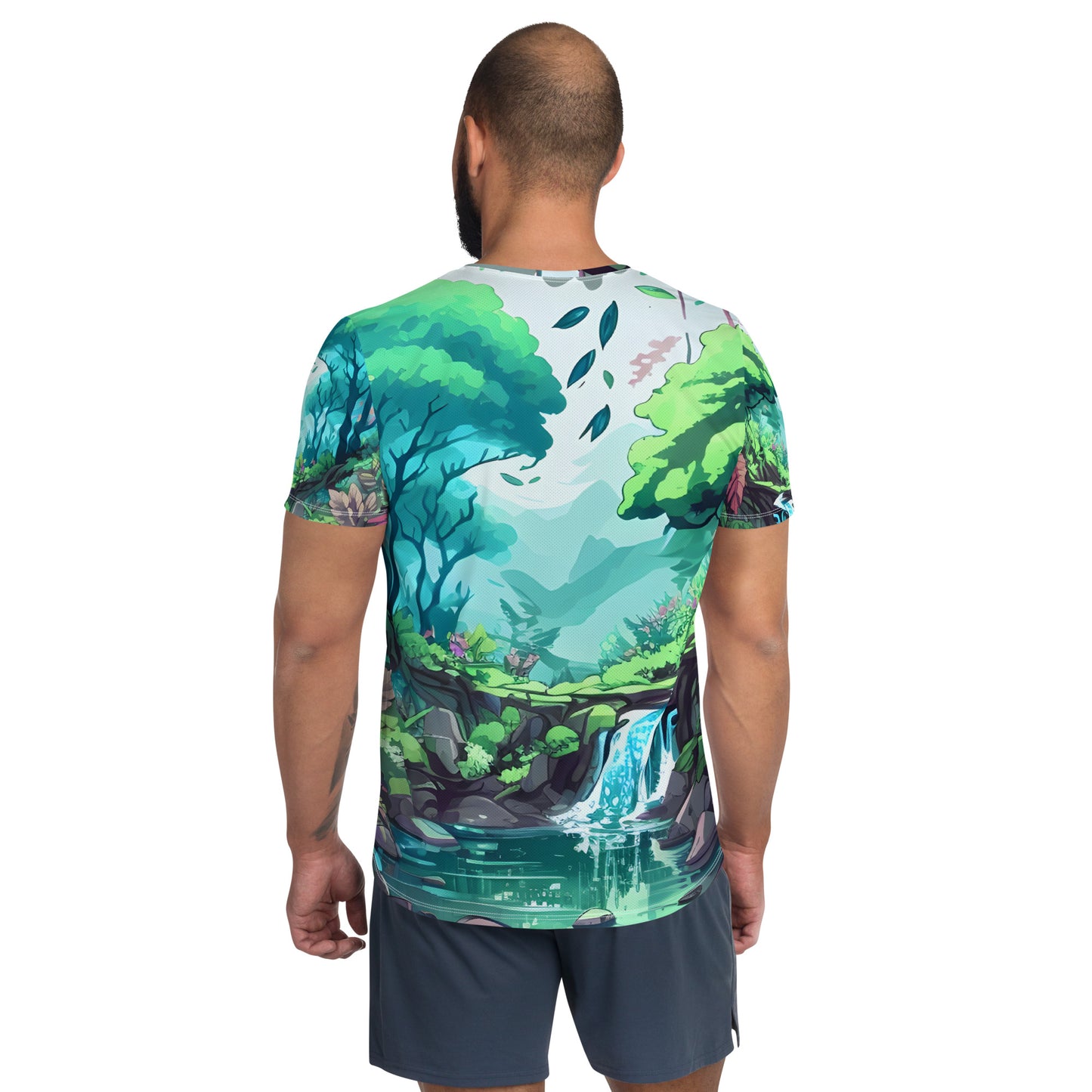 FOREST WALKER Men's Athletic T-Shirt