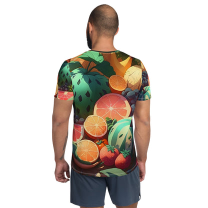 FRUITY VEGGIE #1 (Men's Athletic T-Shirt)