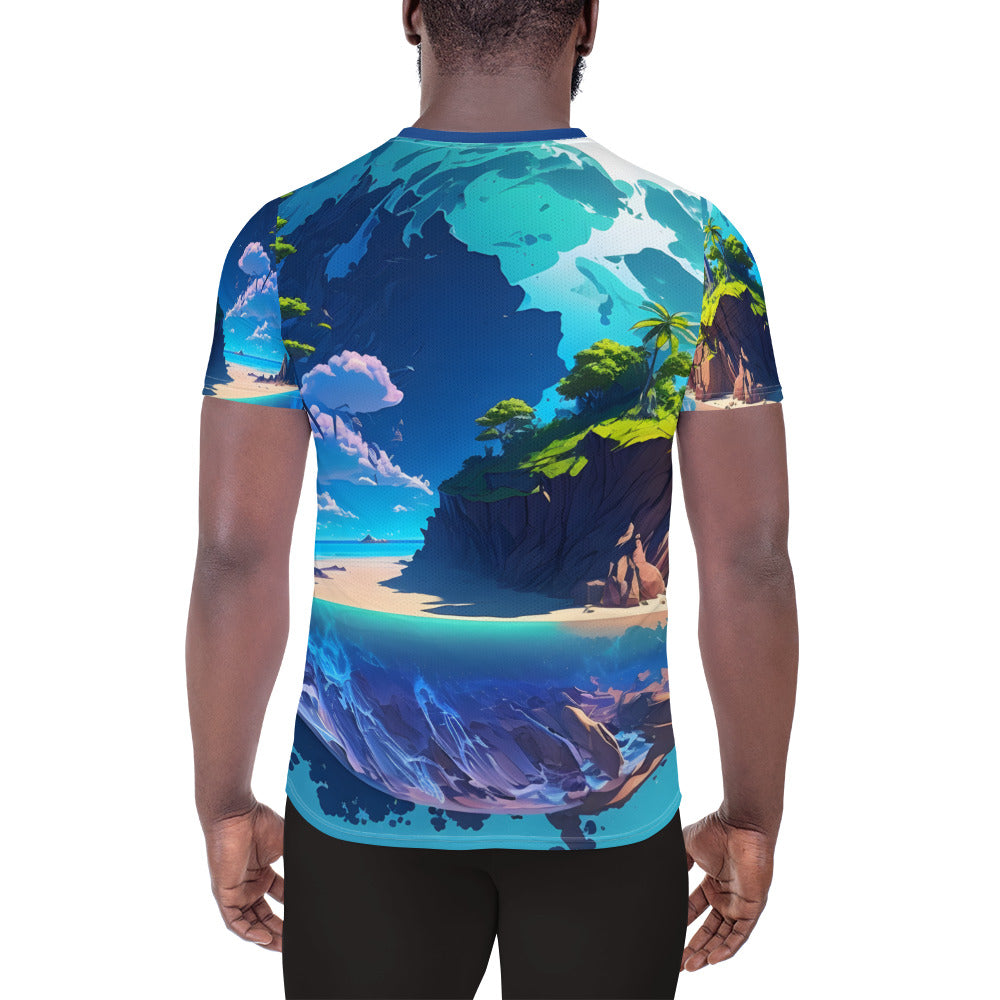 Men's Athletic T-Shirt (VIVID DREAMER #1, Stylish, Trendy and Durable)