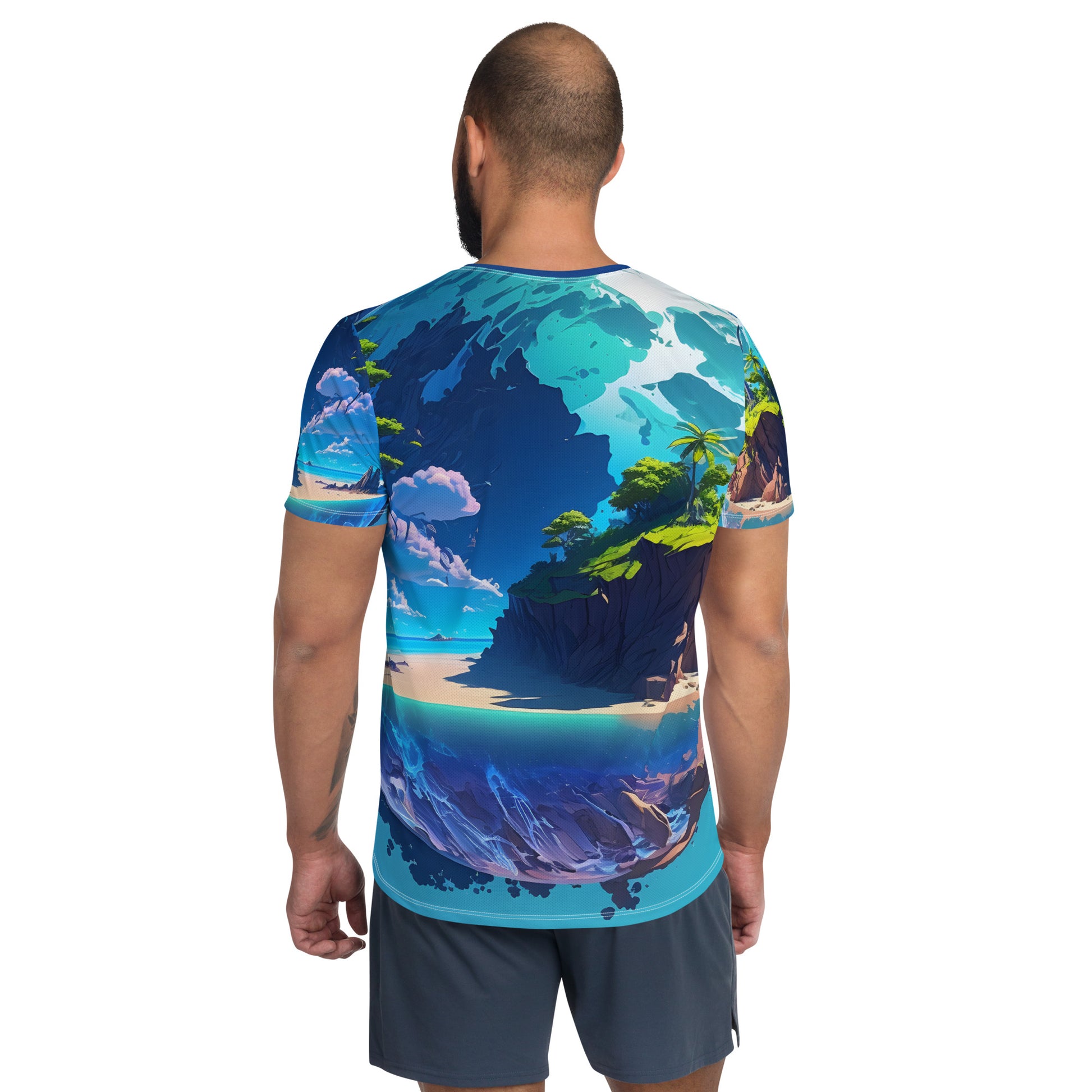 Men's Athletic T-Shirt (VIVID DREAMER #1, Stylish, Trendy and Durable)