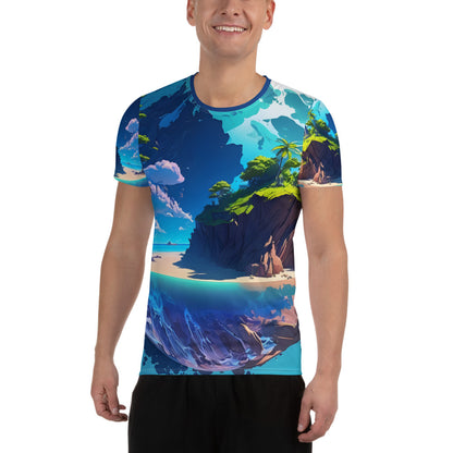 Men's Athletic T-Shirt (VIVID DREAMER #1, Stylish, Trendy and Durable)