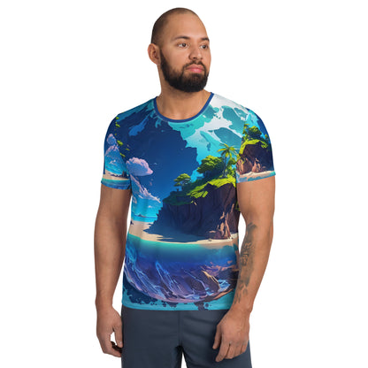 Men's Athletic T-Shirt (VIVID DREAMER #1, Stylish, Trendy and Durable)