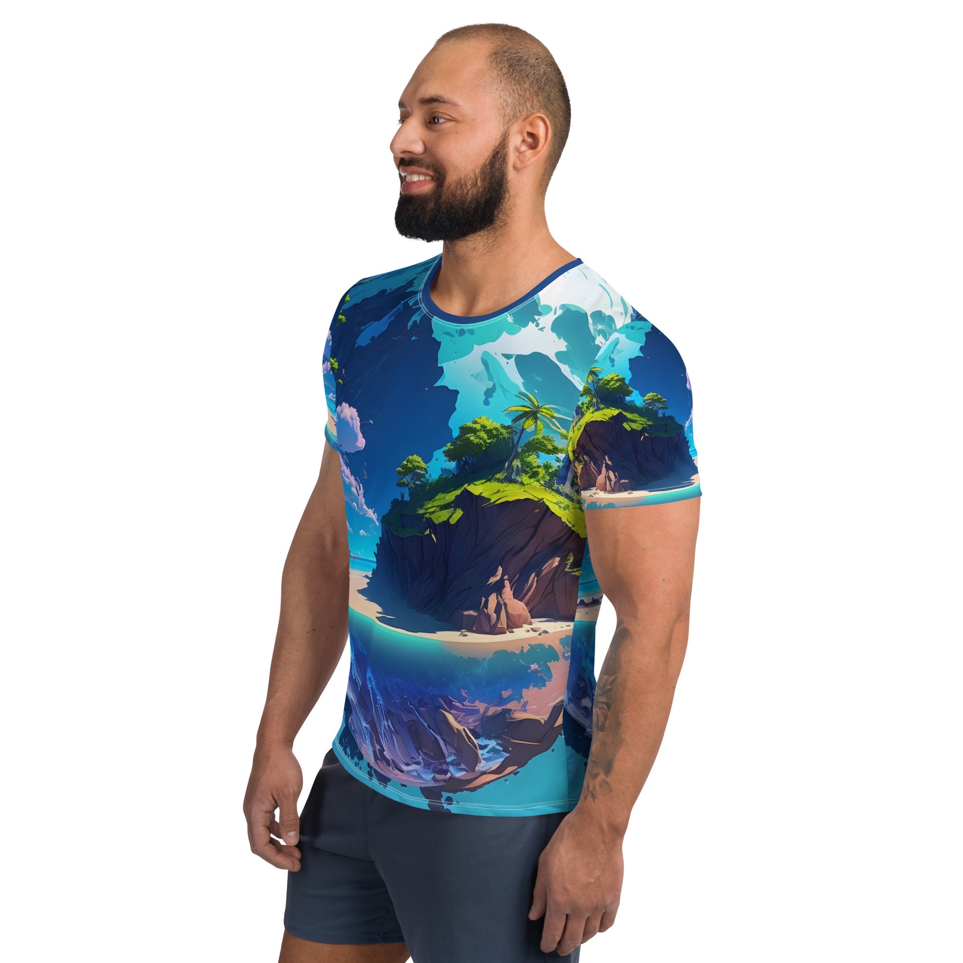 Men's Athletic T-Shirt (VIVID DREAMER #1, Stylish, Trendy and Durable)