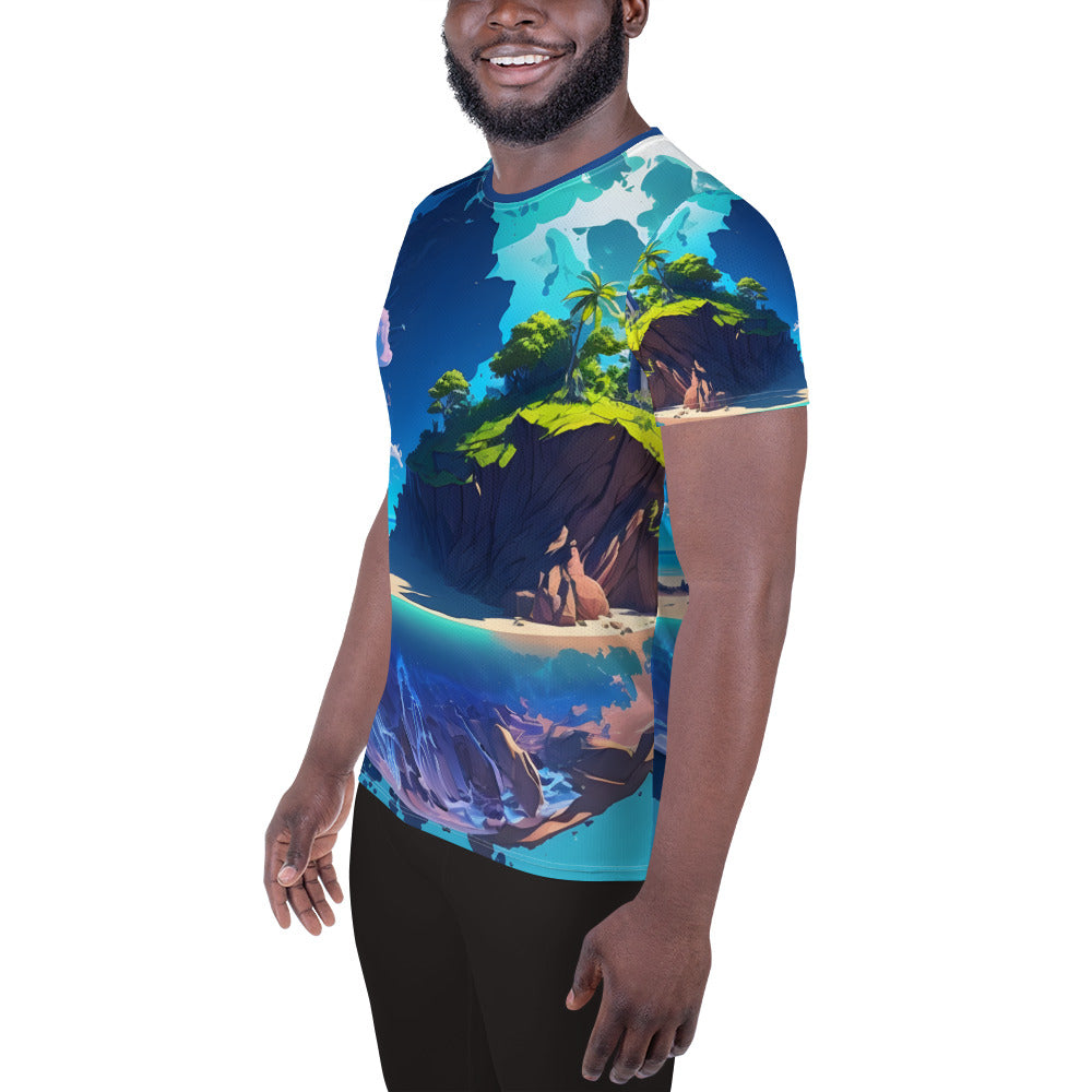 Men's Athletic T-Shirt (VIVID DREAMER #1, Stylish, Trendy and Durable)