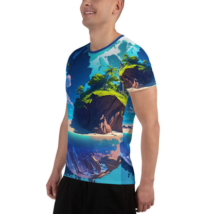 Men's Athletic T-Shirt (VIVID DREAMER #1, Stylish, Trendy and Durable)