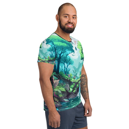 FOREST WALKER Men's Athletic T-Shirt