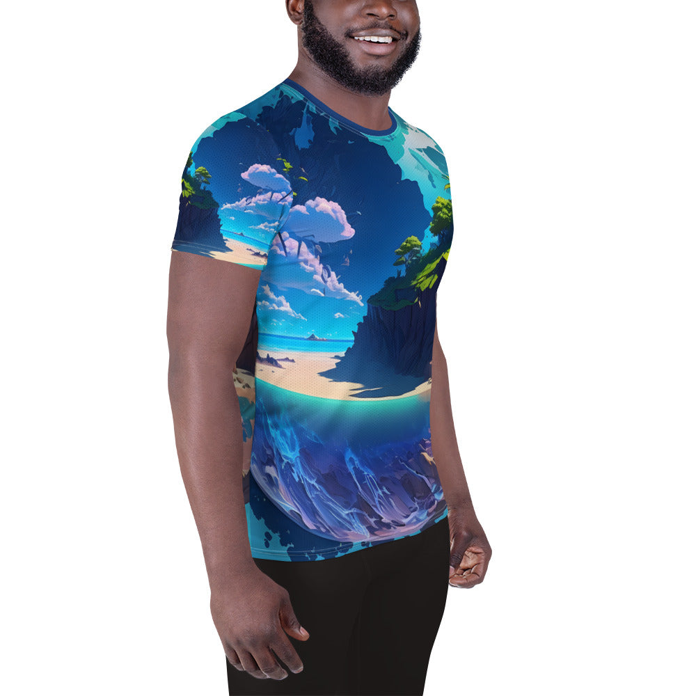 Men's Athletic T-Shirt (VIVID DREAMER #1, Stylish, Trendy and Durable)