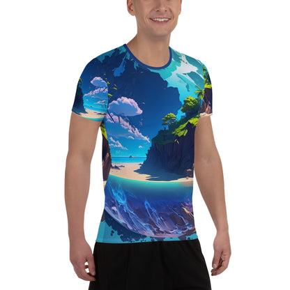 Men's Athletic T-Shirt (VIVID DREAMER #1, Stylish, Trendy and Durable)