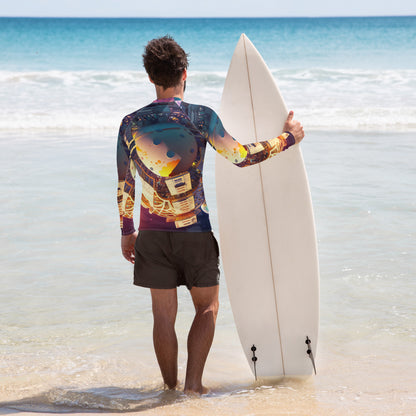 SPACE EXPLORER #1 (Men's Long-Sleeve Rash Guard)