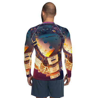 SPACE EXPLORER #1 (Men's Long-Sleeve Rash Guard)