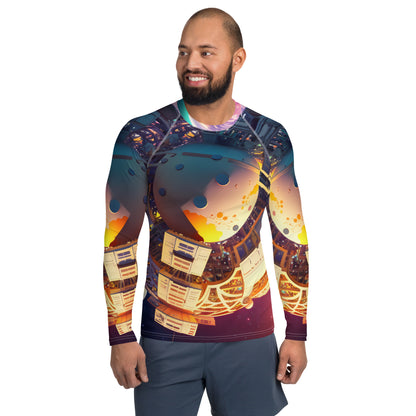 SPACE EXPLORER #1 (Men's Long-Sleeve Rash Guard)