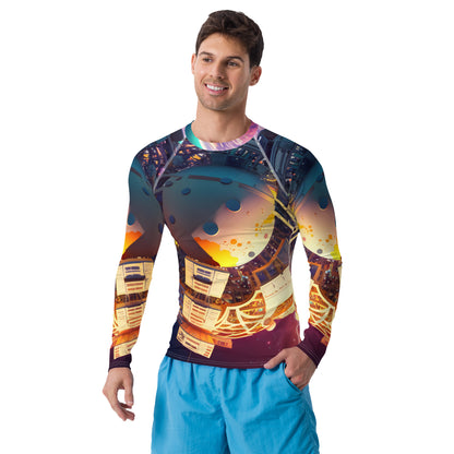 SPACE EXPLORER #1 (Men's Long-Sleeve Rash Guard)