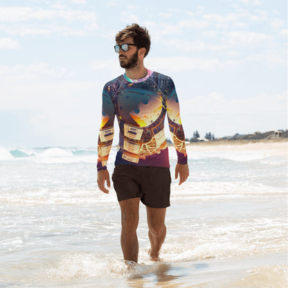 SPACE EXPLORER #1 (Men's Long-Sleeve Rash Guard)