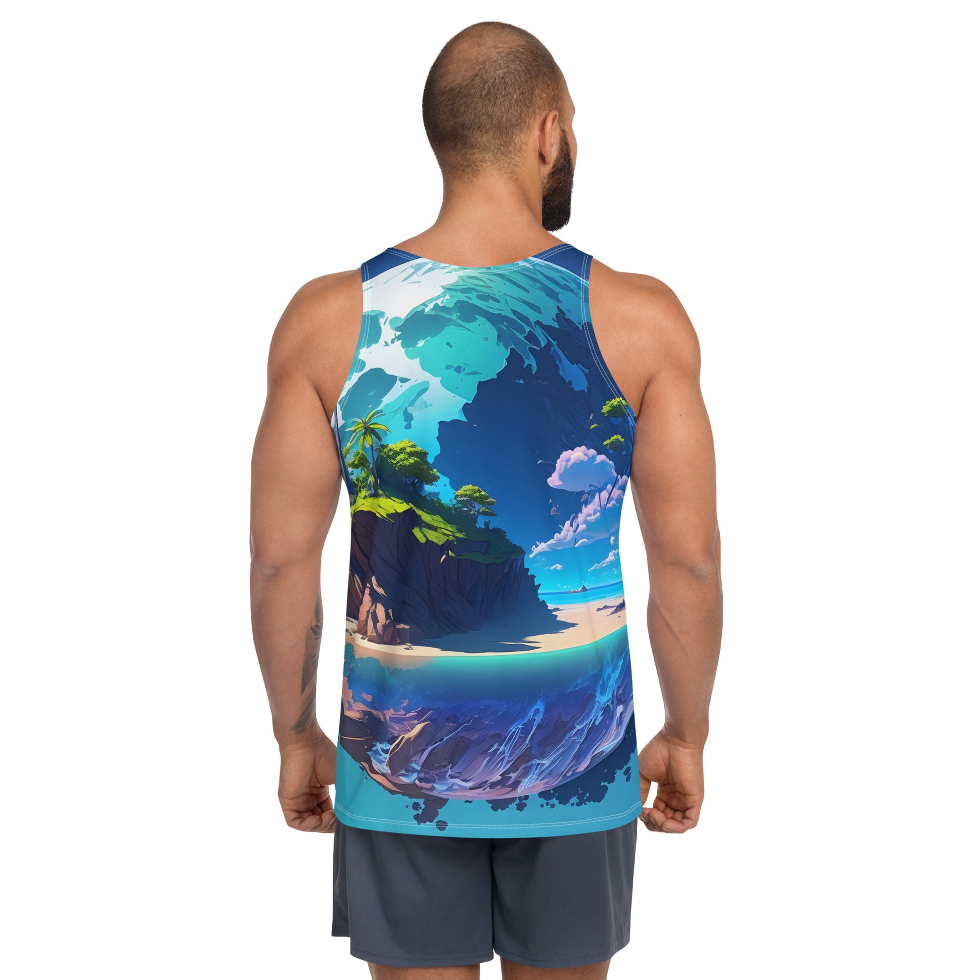 Men's Tank Top (VIVID DREAMER #1, Adorable, Easy to wash and Durable)