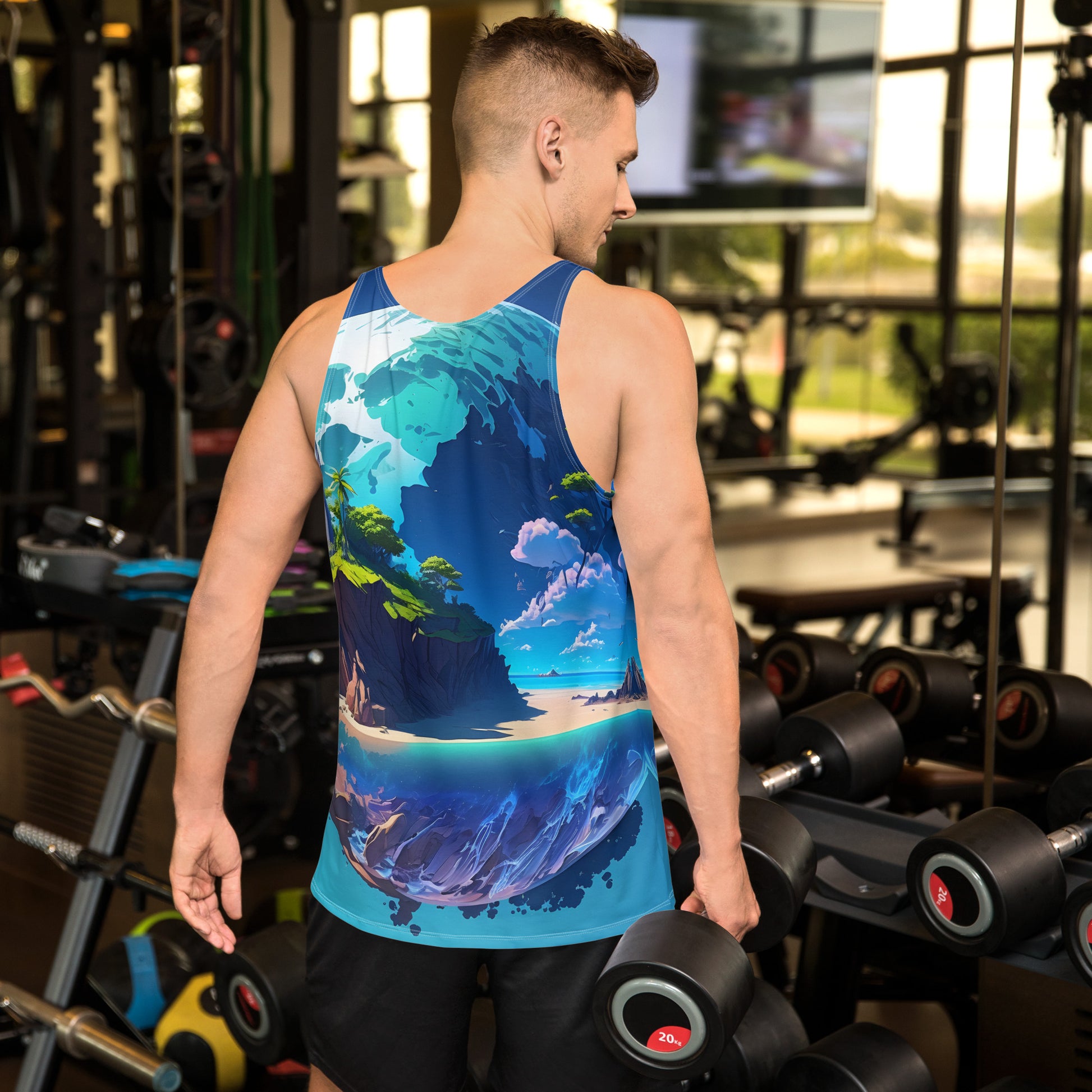 Men's Tank Top (VIVID DREAMER #1, Adorable, Easy to wash and Durable)