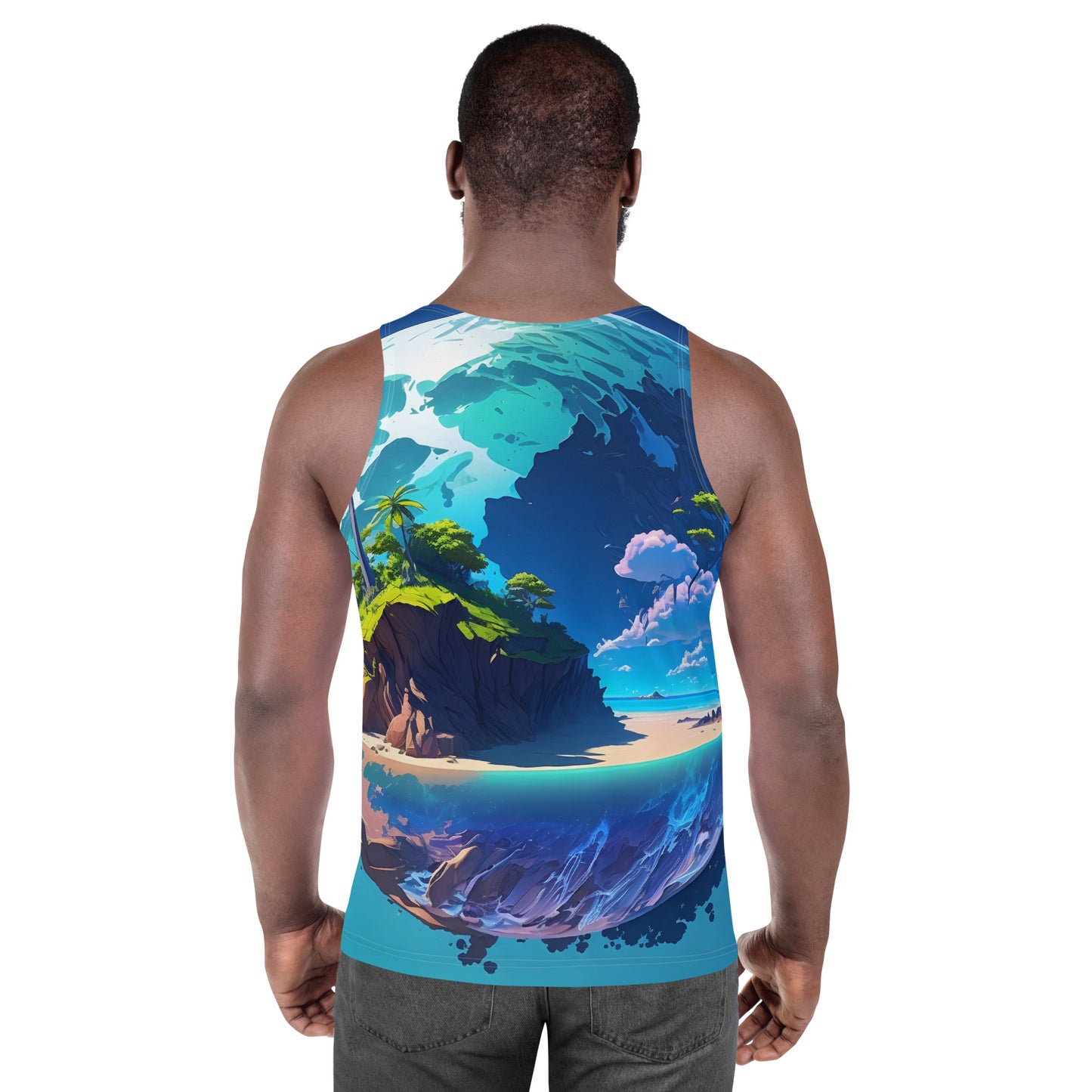 Men's Tank Top (VIVID DREAMER #1, Adorable, Easy to wash and Durable)