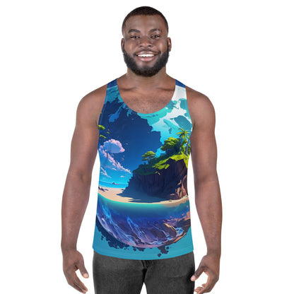 Men's Tank Top (VIVID DREAMER #1, Adorable, Easy to wash and Durable)