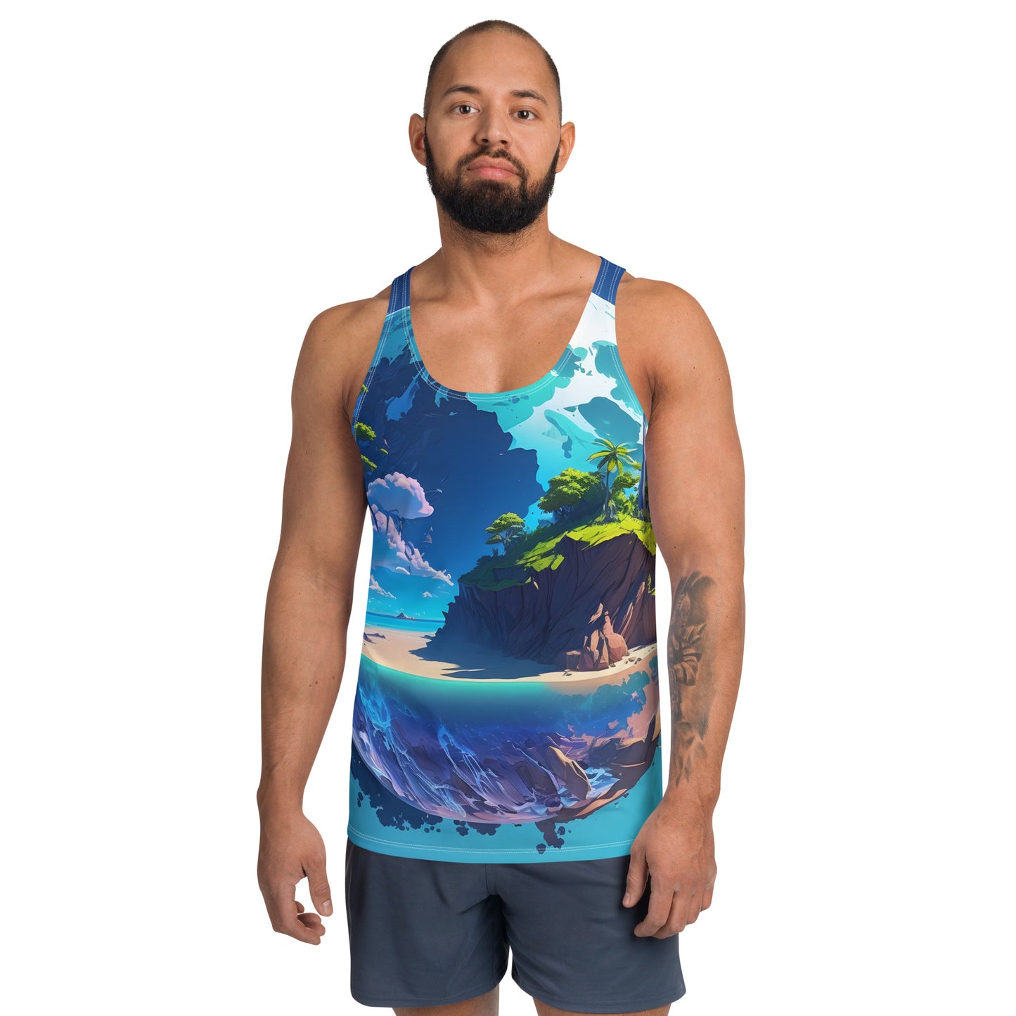 Men's Tank Top (VIVID DREAMER #1, Adorable, Easy to wash and Durable)