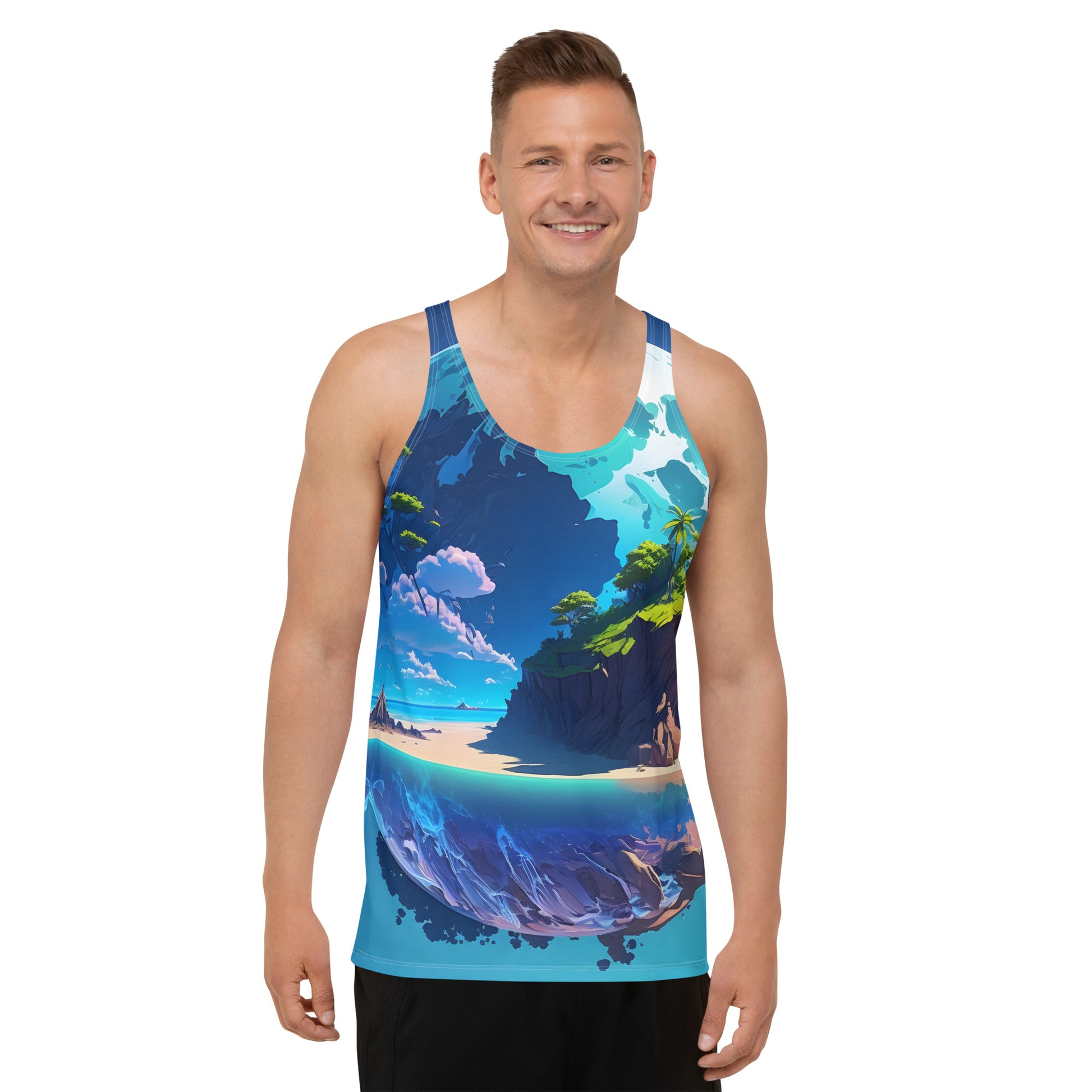 Men's Tank Top (VIVID DREAMER #1, Adorable, Easy to wash and Durable)