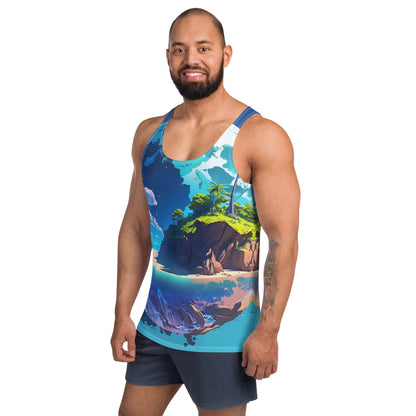 Men's Tank Top (VIVID DREAMER #1, Adorable, Easy to wash and Durable)