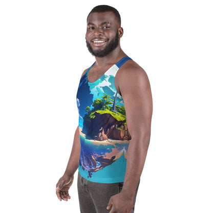 Men's Tank Top (VIVID DREAMER #1, Adorable, Easy to wash and Durable)