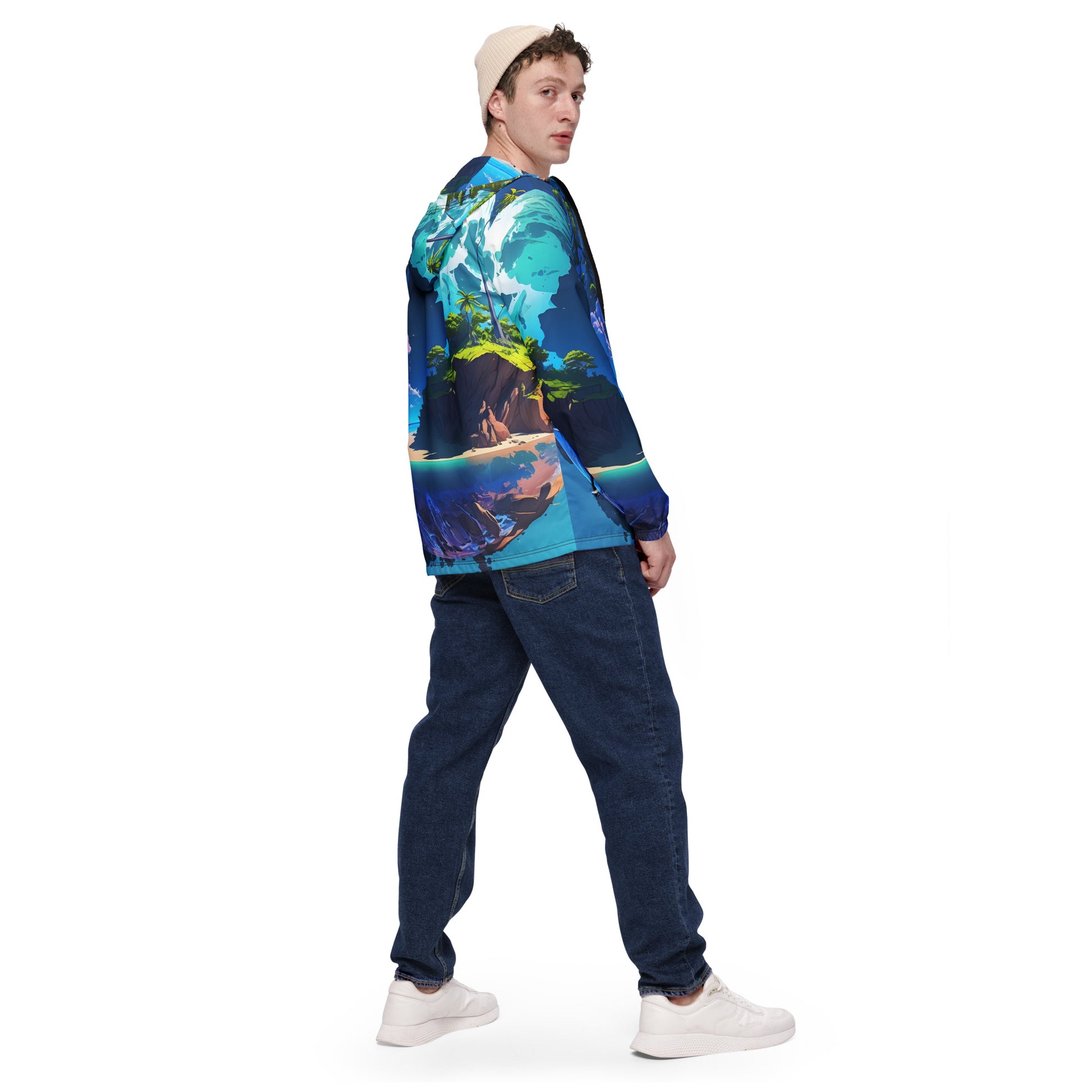 Men’s Windbreaker (VIVID DREAMER #1, Stylish, Durable and Comfortable)