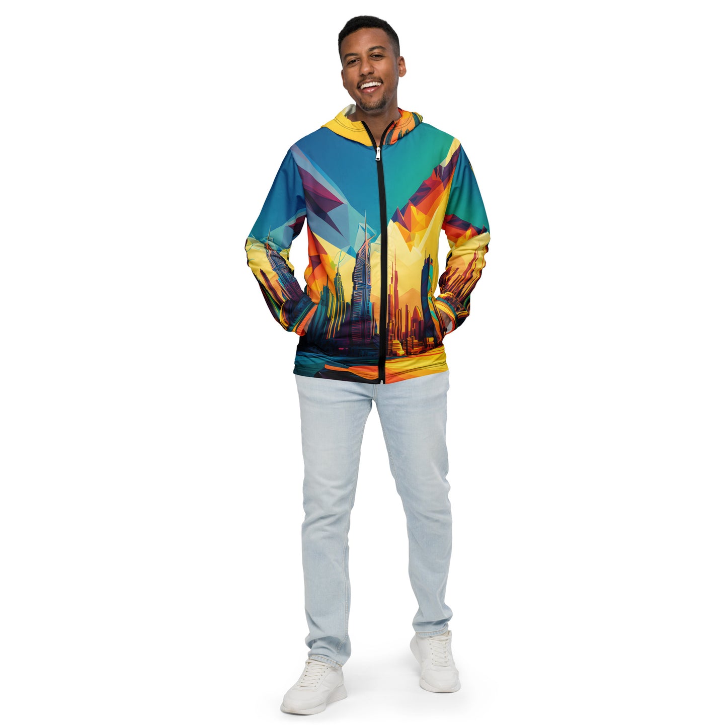 SKY SCRAPER #1 (Men’s Windbreaker)