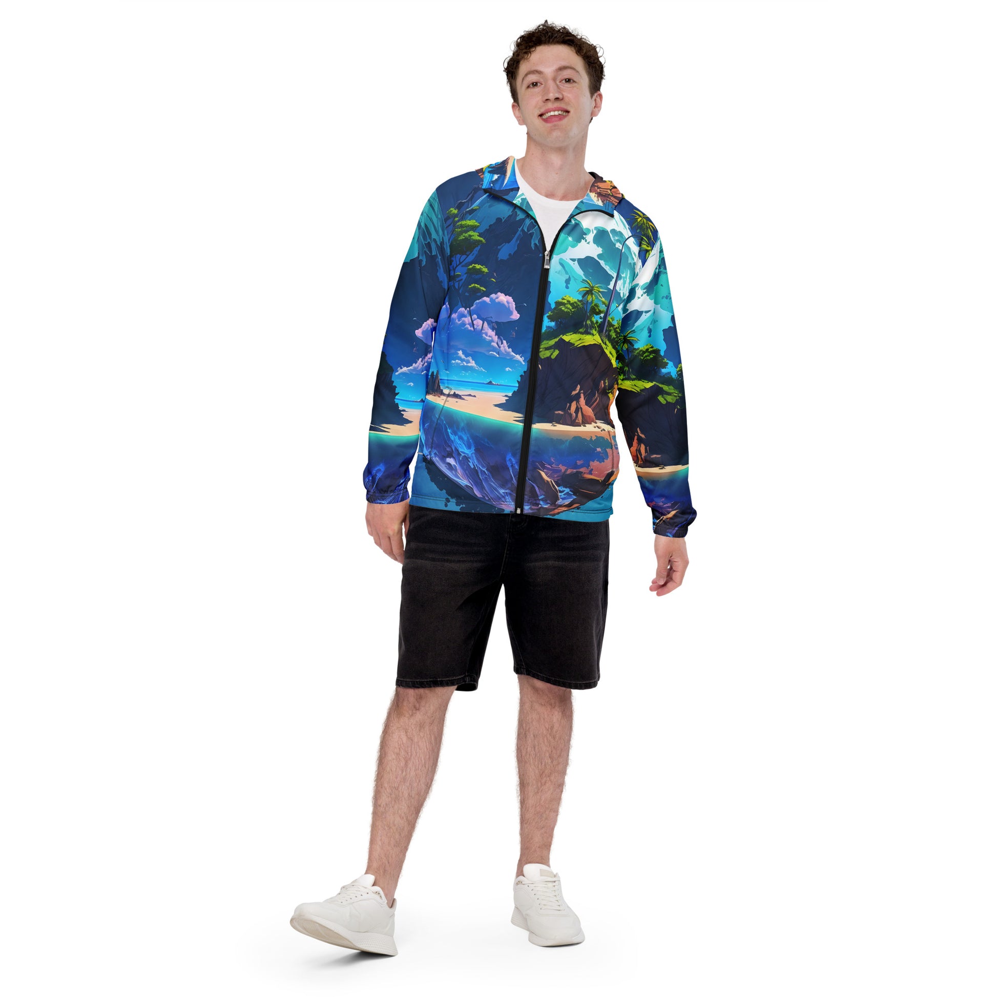 Men’s Windbreaker (VIVID DREAMER #1, Stylish, Durable and Comfortable)