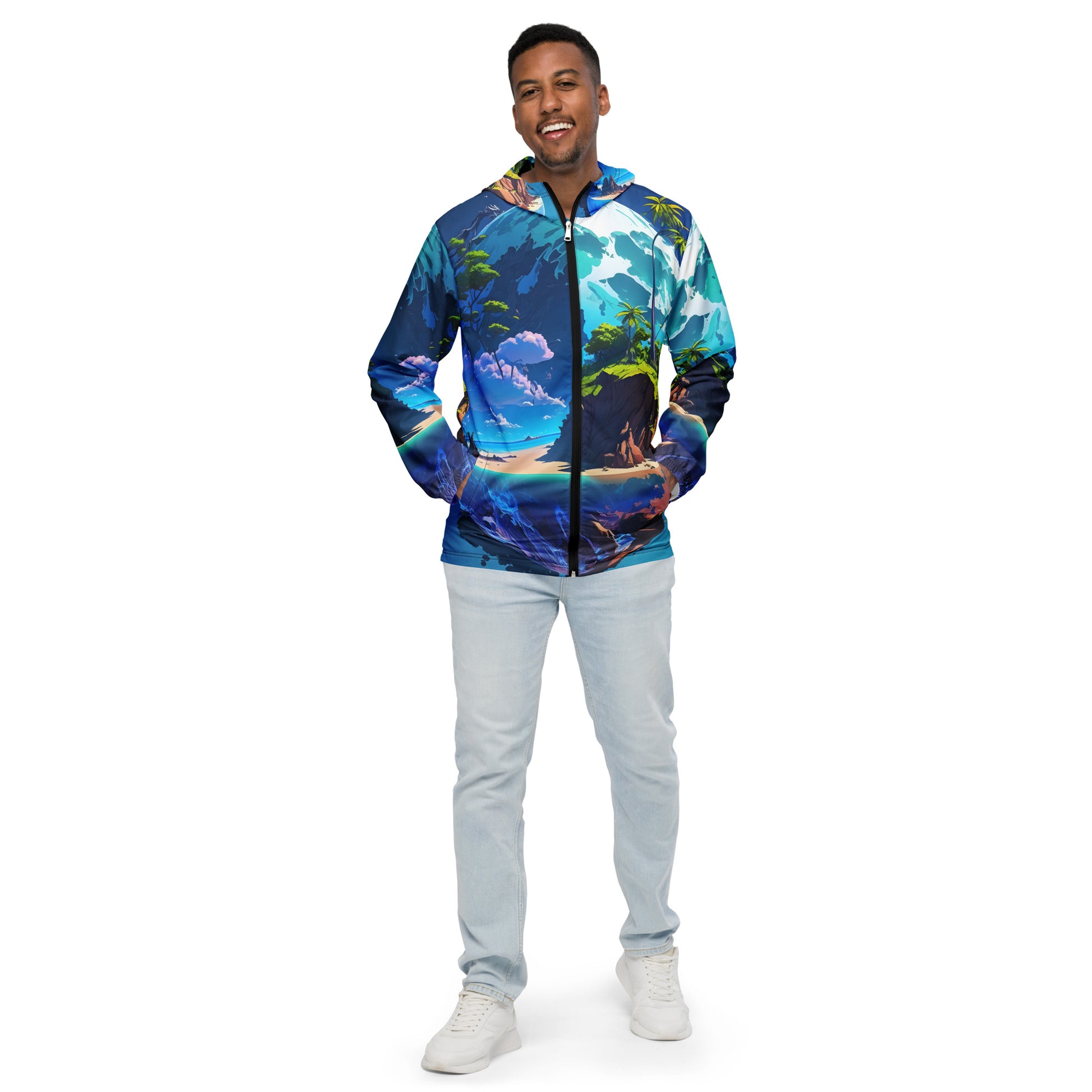 Men’s Windbreaker (VIVID DREAMER #1, Stylish, Durable and Comfortable)