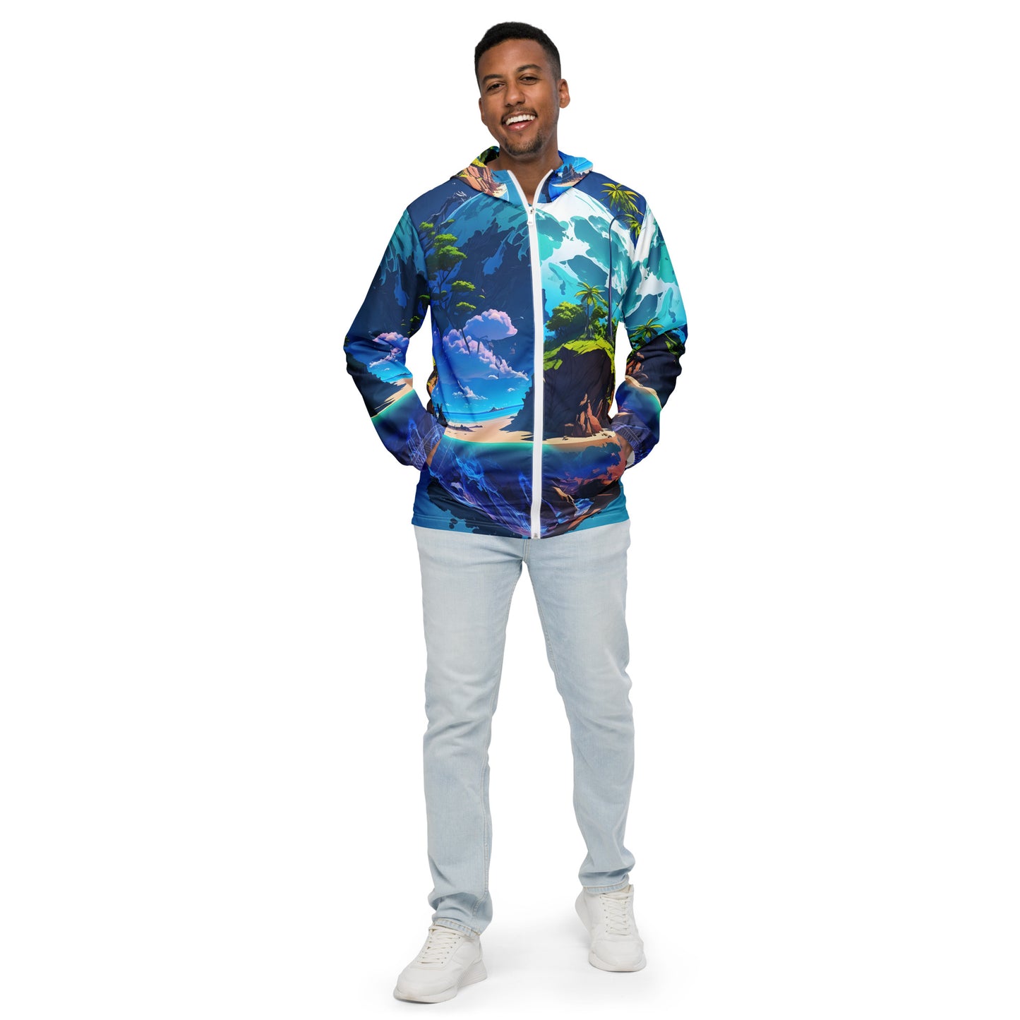 Men’s Windbreaker (VIVID DREAMER #1, Stylish, Durable and Comfortable)