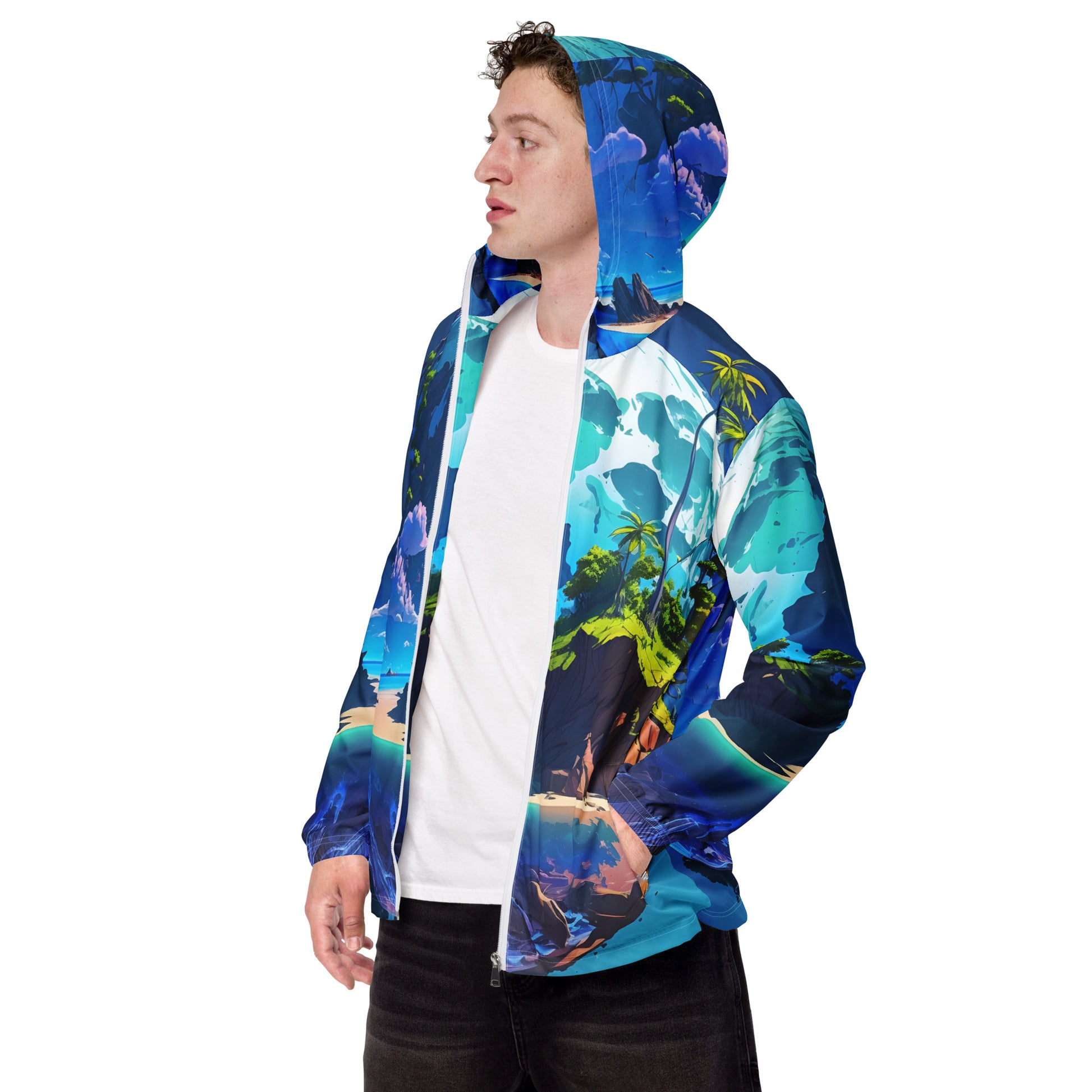 Men’s Windbreaker (VIVID DREAMER #1, Stylish, Durable and Comfortable)