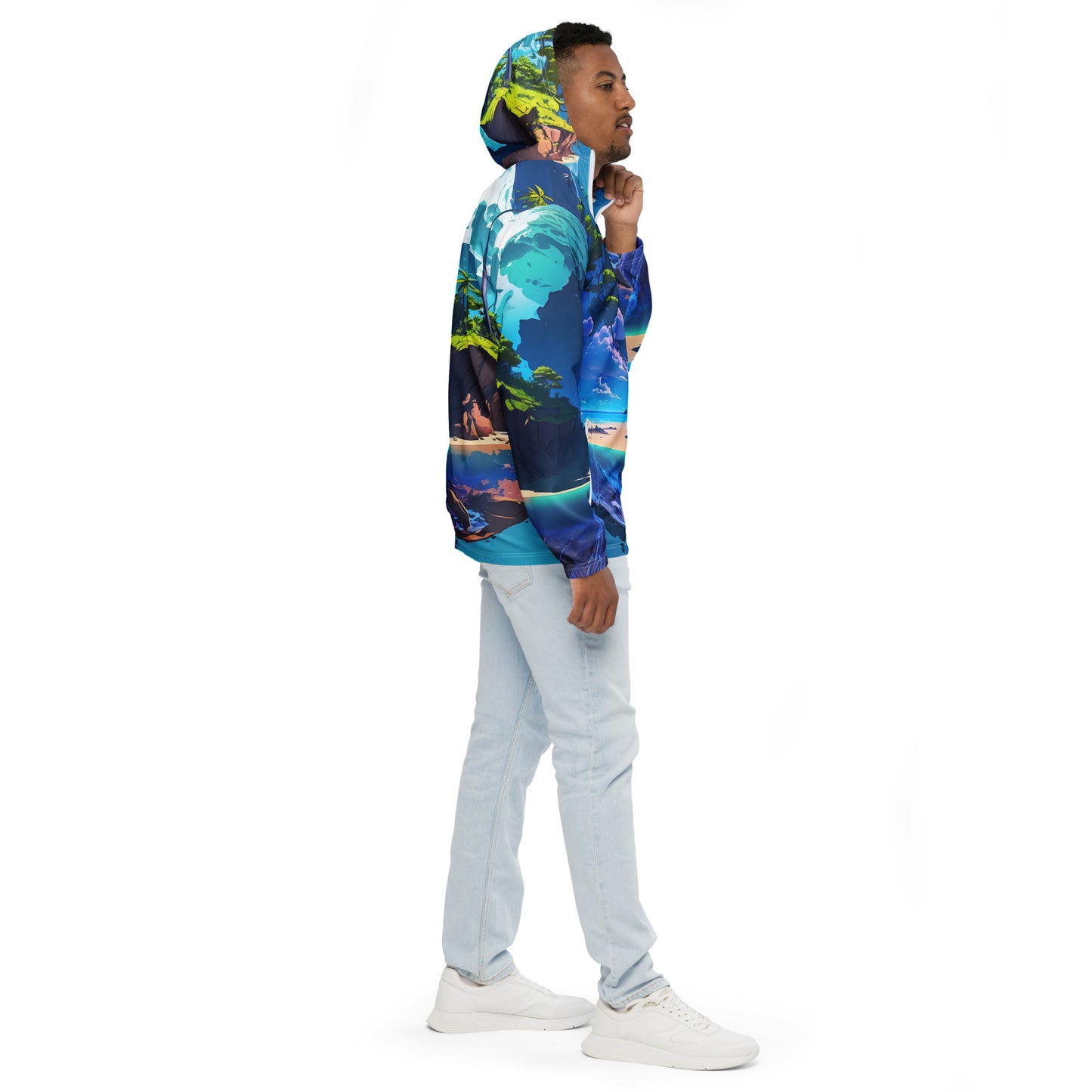 Men’s Windbreaker (VIVID DREAMER #1, Stylish, Durable and Comfortable)