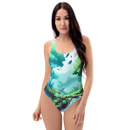 FOREST WALKER Women's Smooth Swimsuit