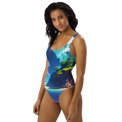 Women's Swimsuit (VIVID DREAMER #1, Stylish, Comfy and Durable)