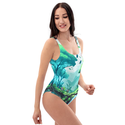 FOREST WALKER Women's Smooth Swimsuit