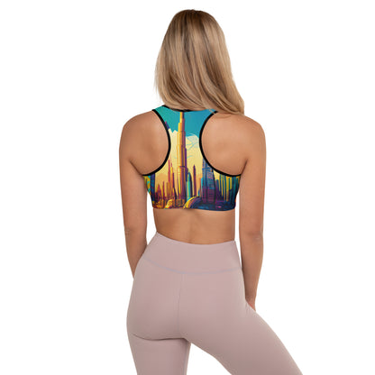 SKY SCRAPER #1 (Women's Padded Sports Bra)