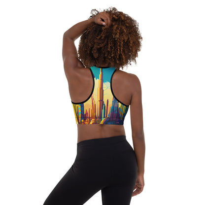 SKY SCRAPER #1 (Women's Padded Sports Bra)