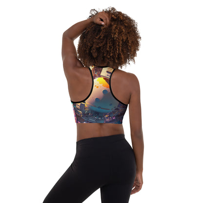 SPACE EXPLORER #1 (Women's Padded Sports Bra)