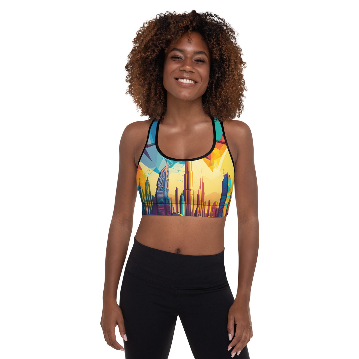 SKY SCRAPER #1 (Women's Padded Sports Bra)