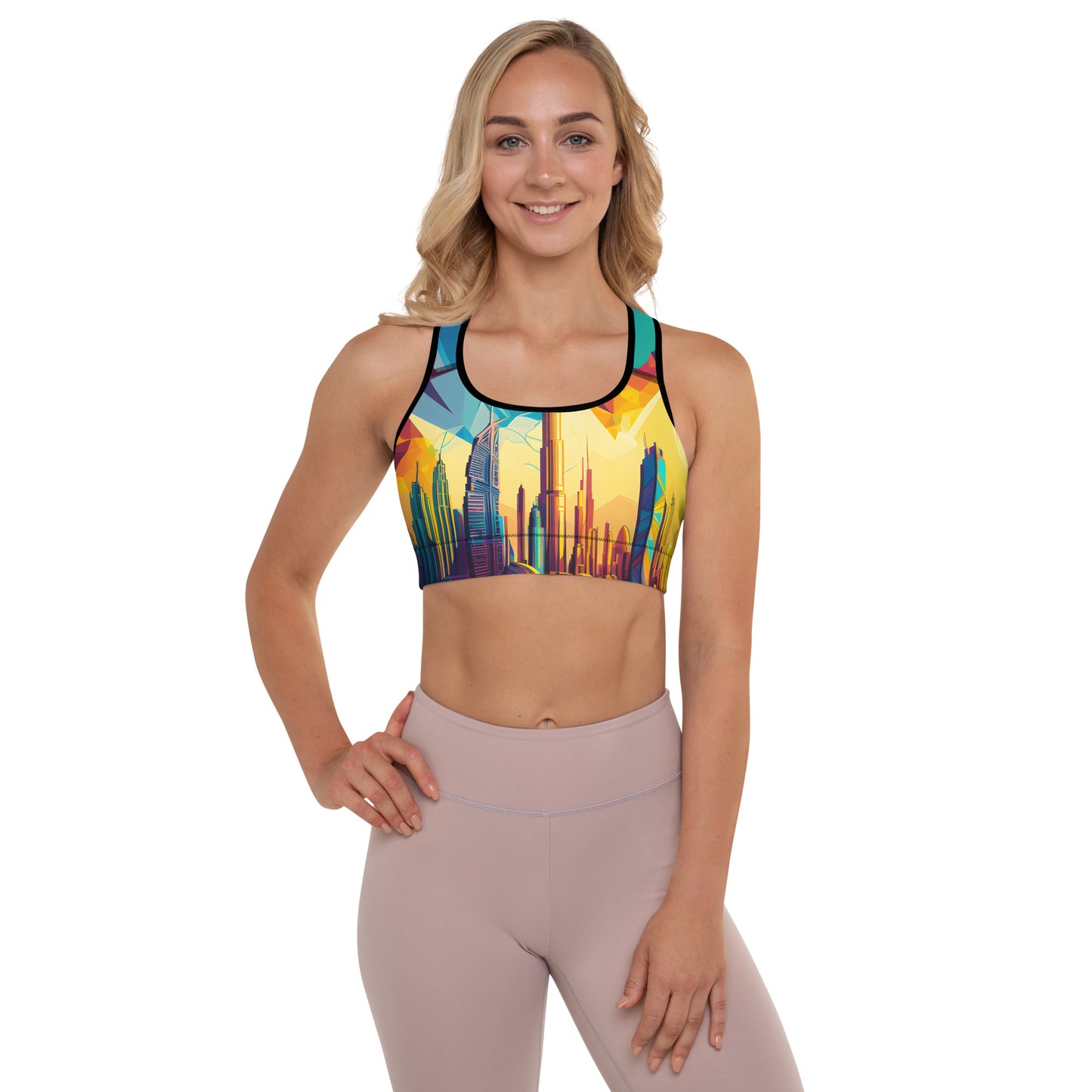 SKY SCRAPER #1 (Women's Padded Sports Bra)