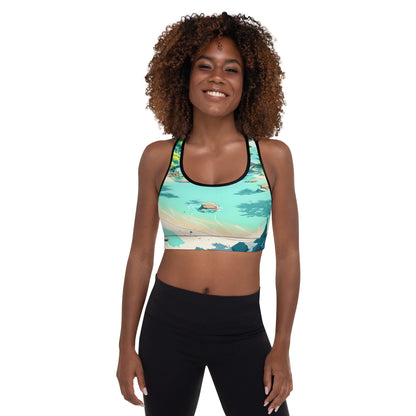 LAGOON LOVER #1 (Women's Padded Sports Bra)